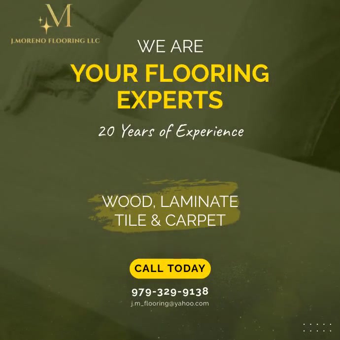 Flooring Experts Video Ad PosterMyWall