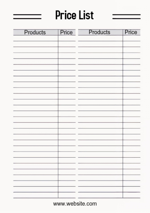 Academic Experiment Index Sheet Template | PosterMyWall