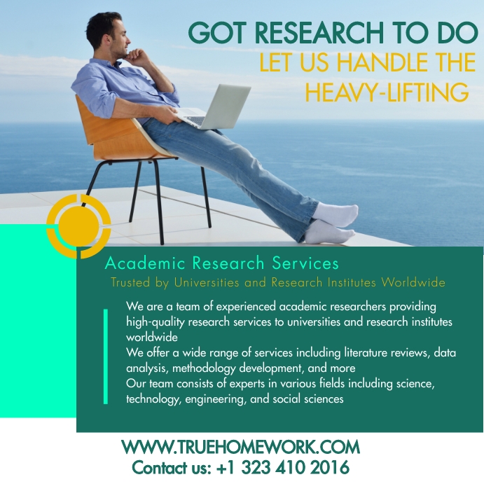 ACADEMIC RESEARCH FIRM ADVERT Template | PosterMyWall