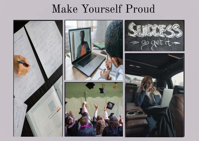 Academic / Study Vision board Template | PosterMyWall