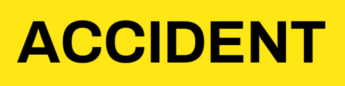 Copy of Accident Sign Banner Template | PosterMyWall