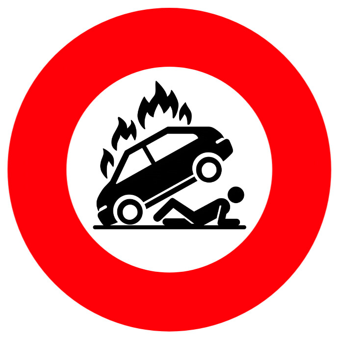 Copy of Accident Sign Board Template | PosterMyWall