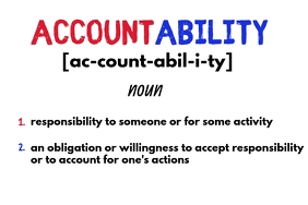 Accountability 5 Template | PosterMyWall