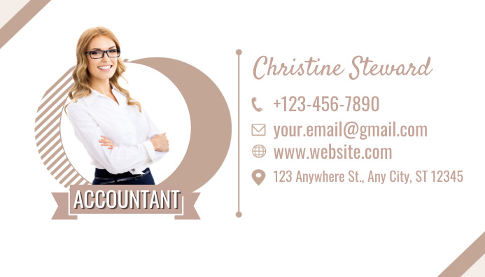 Account Cards Example Accountant Card Template | PosterMyWall