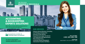 Accounting & Bookkeeping Service Facebook Ad template
