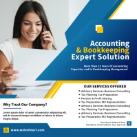 Accounting and Bookkeeping Square (1:1) template