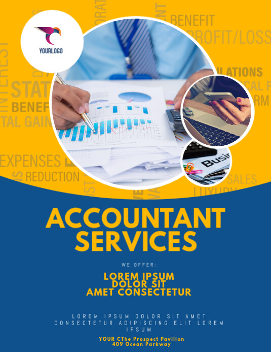 Accounting Service Business Flyer Template PosterMyWall