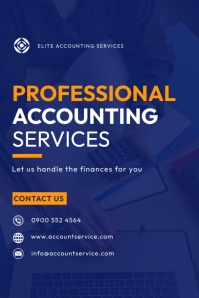 Accounting Service Business Flyer Template | PosterMyWall