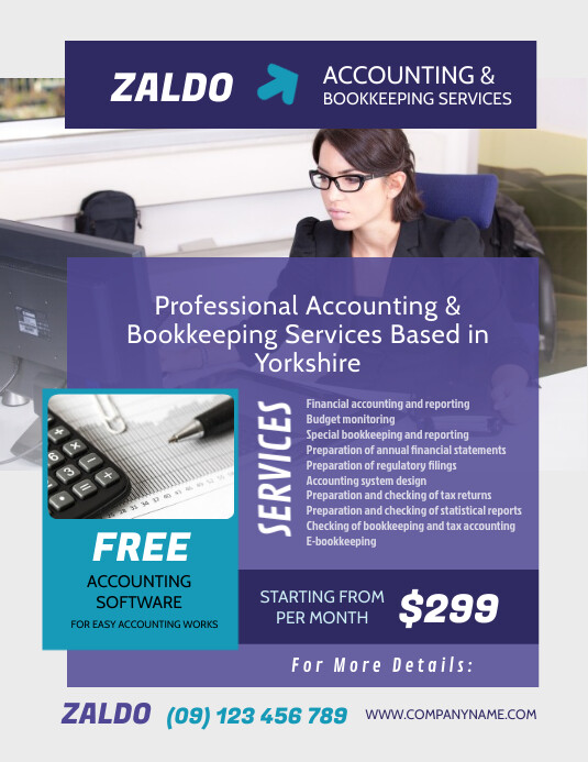 Accounting Services Flyer Template PosterMyWall
