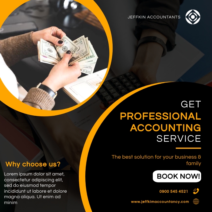 Accounting services flyer Template PosterMyWall