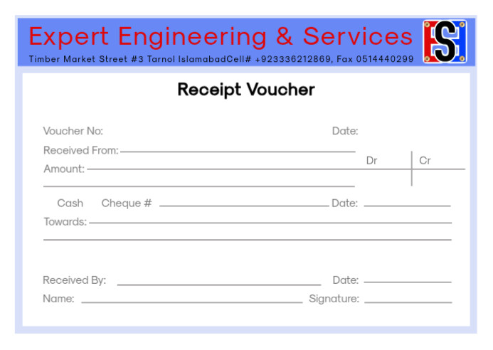 Voucher Sample Ringgit Plantilla de Accounts Receipt Voucher Sample | PosterMyWall