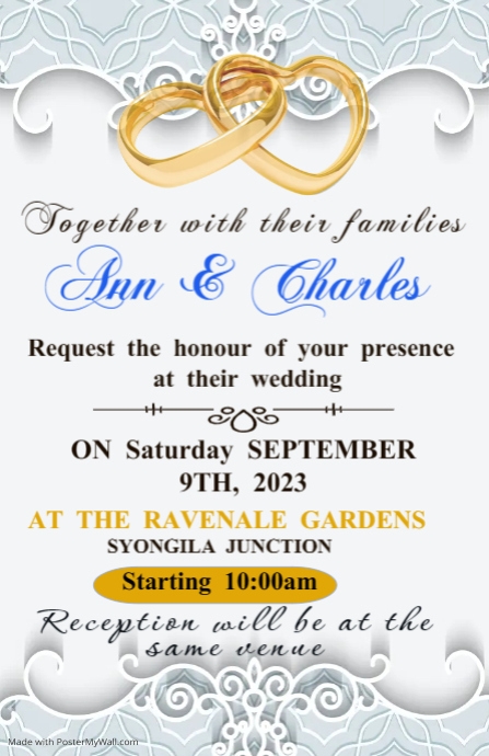 Wedding Flyers | PosterMyWall
