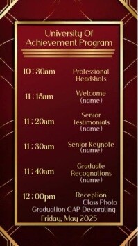 Achievement Program Flyer Instagram-verhaal template