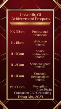Achievement Program Flyer Instagram Story template