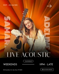 acoustic Instagram Portrait template