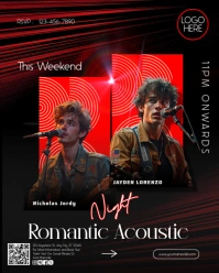 acoustic Instagram Portrait template