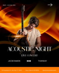 acoustic Instagram Portrait template