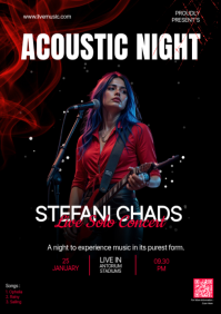 acoustic A4 template