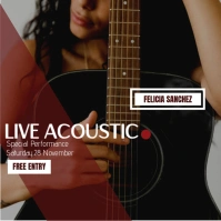 Acoustic Instagram Post template