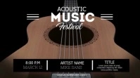 ACOUSTIC FESTIVAL VIDEO AD Digitalt display (16:9) template