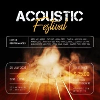Acoustic Music Festival Square (1:1) template