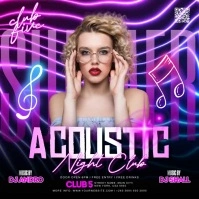 Acoustic Night Club Instagram Post template