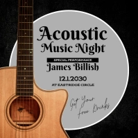 Acoustic Night Instagram Post template