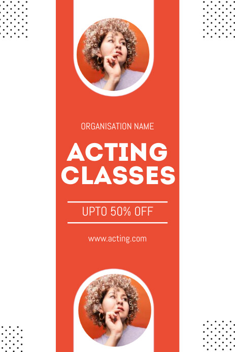 Acting Classes Template PosterMyWall