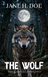 action adventure book cover design,mystery book design template,wold moon Kindle/Book Covers