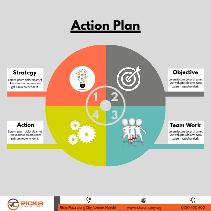 Example Action Plan Layout action plan Template | PosterMyWall