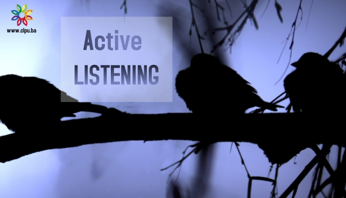 Active listening Business Card template