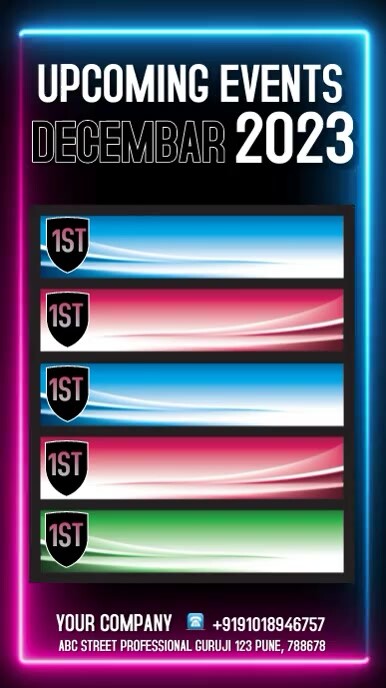 Activity List Template PosterMyWall