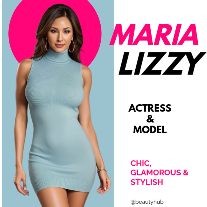 Poster Any Model Plantilla de Actress And Model Poster | PosterMyWall
