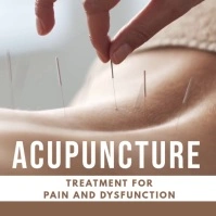 acupuncture Wpis na Instagrama template