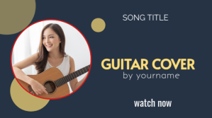 Ad of Song Guitar Cover Template - YouTube