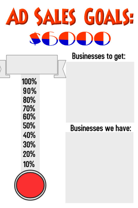 Ad Sales Goal Template | PosterMyWall