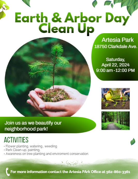 Earth Arbor DAy 2025 PosterMyWall