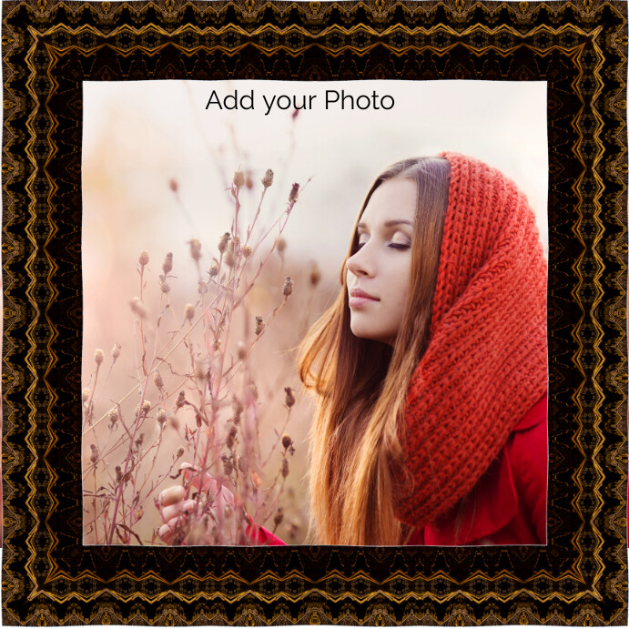 Frame Post. Add add your photo in frame free online and custo Template | PosterMyWall