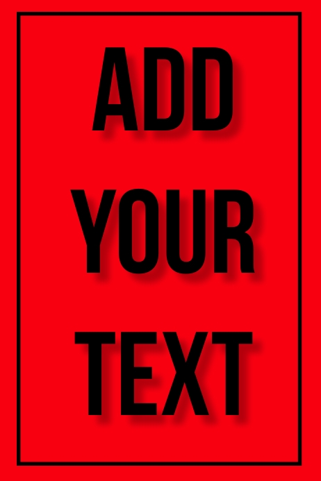 add your text Template | PosterMyWall