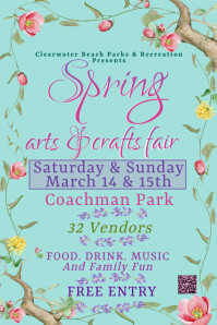 Spring Craft Vendor Event Template | PosterMyWall