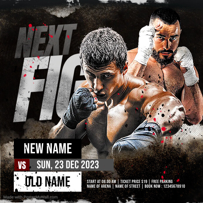 Kick Boxing Sport Template
