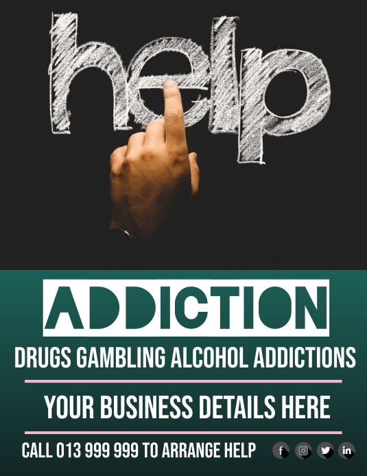 Copy of ADDICTION | PosterMyWall