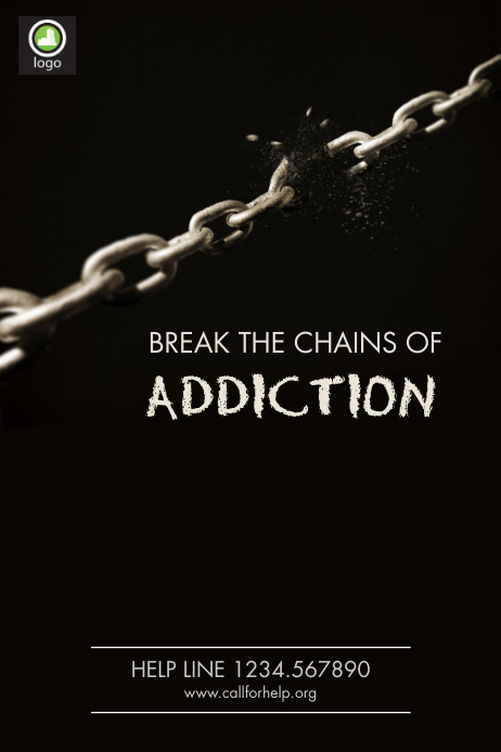Addiction Invitation addiction help Template | PosterMyWall