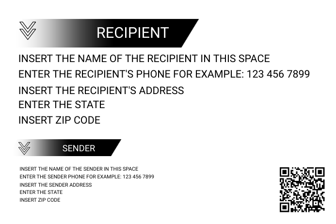 Address card template | PosterMyWall