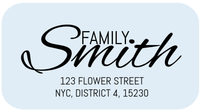Postage Sticker Address Layout Copy of Address Label, Postal Labels, Postal Sticker | PosterMyWall