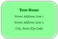 Address Label 2 template