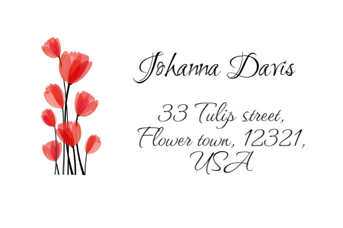 Address label 3 Template | PosterMyWall