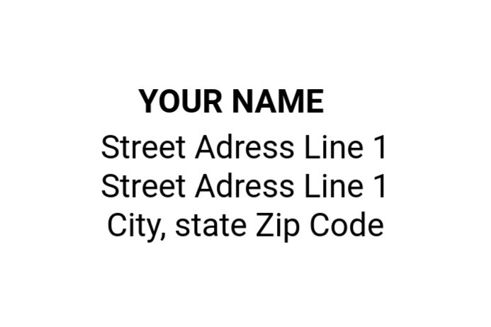 Address Label Templat | PosterMyWall