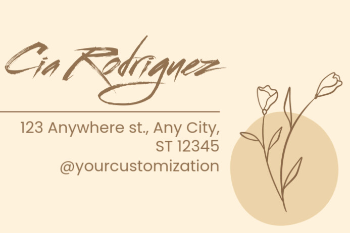 Address Label Etichetta template