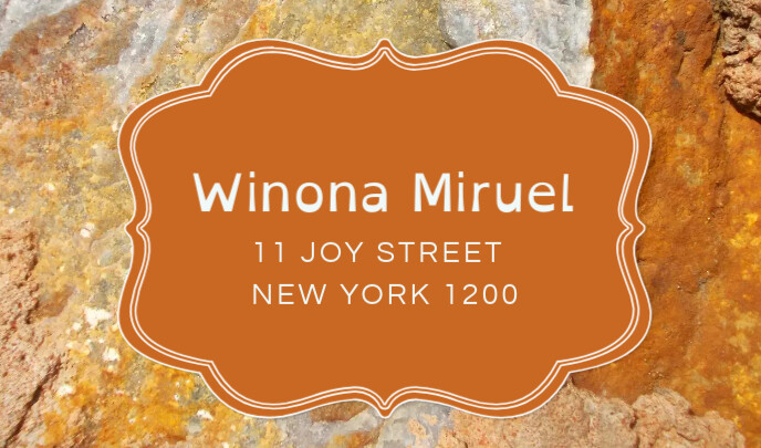 Address Label Template | PosterMyWall